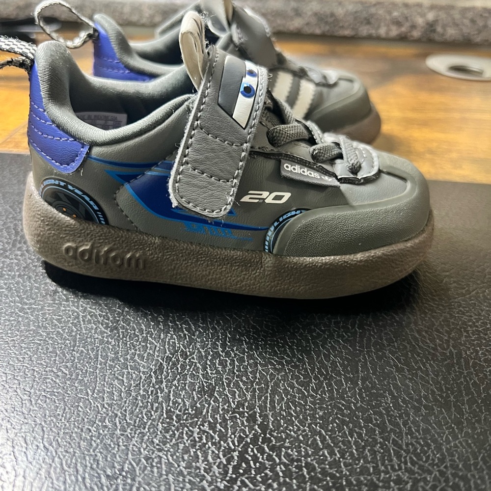 Adidas Pixar Cars Adifom Samba 360 toddler shoes Jackson Storm